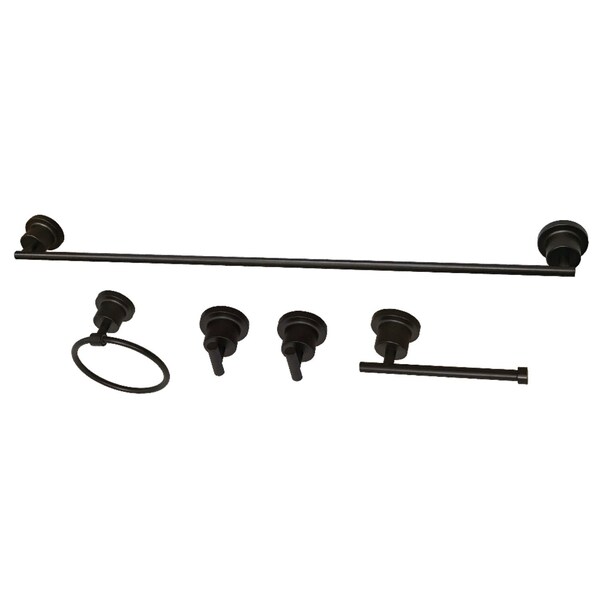 BAH8230478ORB Concord 5-Piece Bathroom Accessory Set, Oil Rubbed Bronze